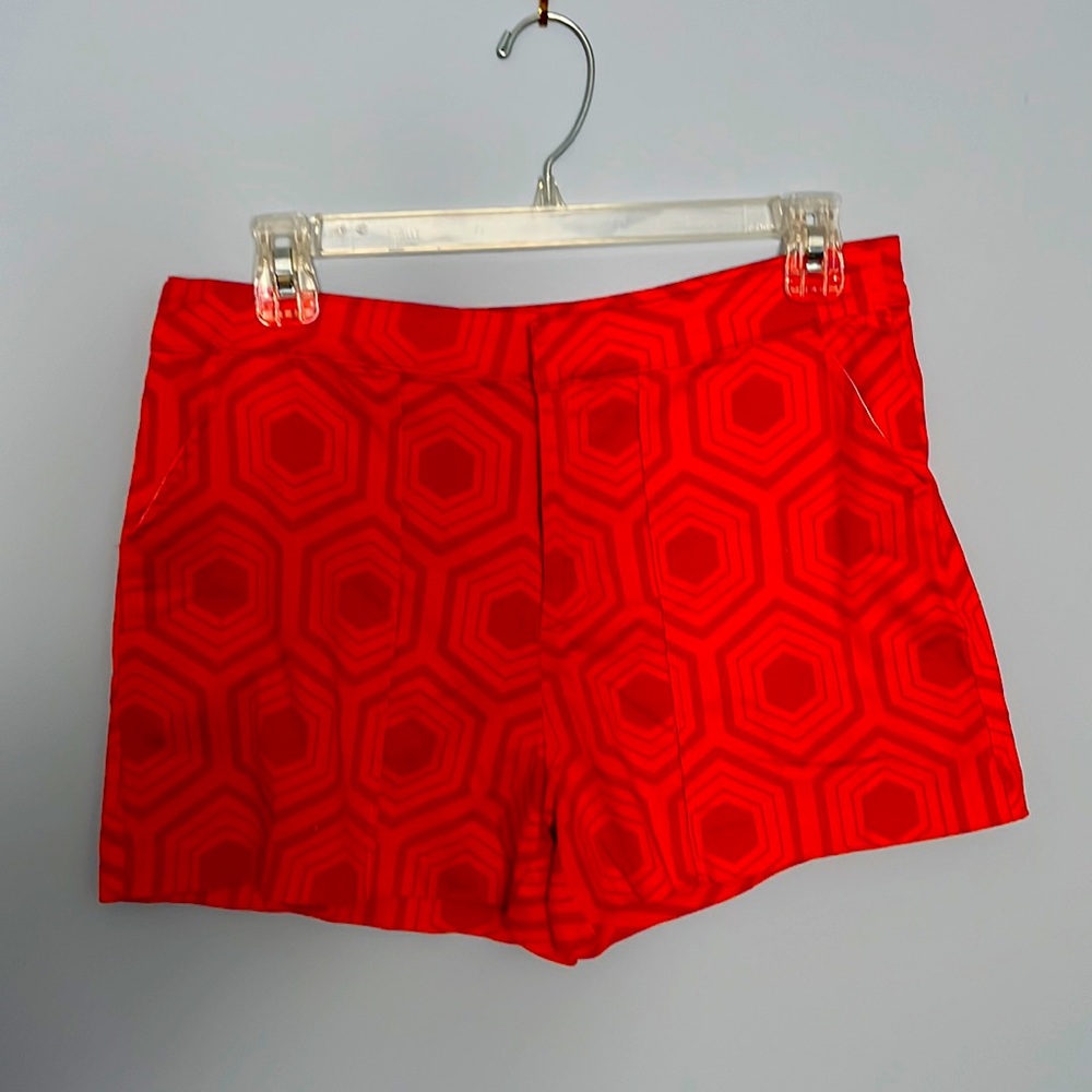Cute purple/orange short, size 8